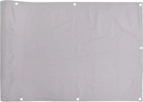 vidaXL szürke PVC belátás elleni erkélyparaván 600x120 cm