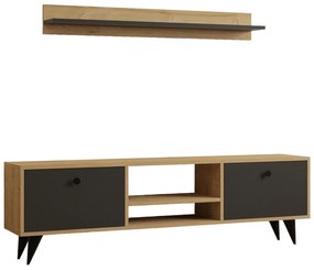 Nappali fal Nateda (zafír tölgy + antracit) . 1095565