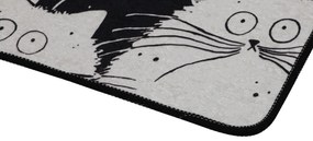 Fürdőszobaszőnyeg Szett (2 db) Fehér Cats