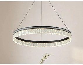 LED fényerőszabályozható kristálycsillár kábelre függesztett THALIA LED/55W/230V 3000-6000K + távirányító
