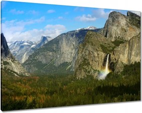 Vászonkép 100x70 Szivárvány vízesés