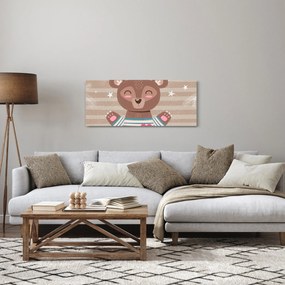 Kép - szerető mackó (120x50 cm)