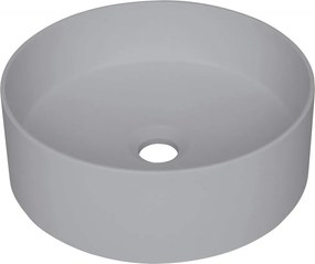 Szilikon szürke metál Gránit mosdókagyló, asztallap (CQS_SU4S) /po/