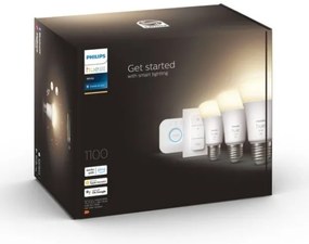 Kezdőkészlet Philips Hue WHITE 3xE27/9,5W 2700K + összekötő eszköz