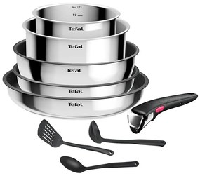 Tefal - INGENIO COOK 9 részes rozsdamentes acél edénykészlet