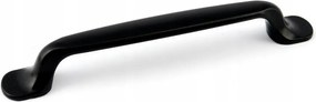 Bútorfogantyú Matt Fekete Lekerekített Ada 224
