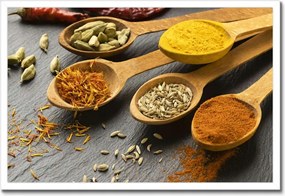 Poszterek keretben 60x40 Fűszerek a konyhába