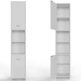 Casaria® Fürdőszobaszekrény - 180x30x30cm