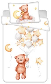 Pamut gyerek ágyneműhuzat babaágyhoz 100x135 cm Medvídek "Cute" – Jerry Fabrics
