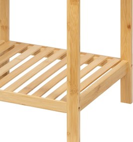 Natúr színű bambusz fürdőszobai polcos állvány 37x140 cm Skaren – Bonami Essentials