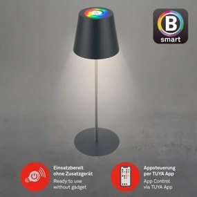 Briloner 7559015-LED RGB asztali lámpa COLORIS 3,5W/5V IP44 2000mAh Wi-Fi Tuya