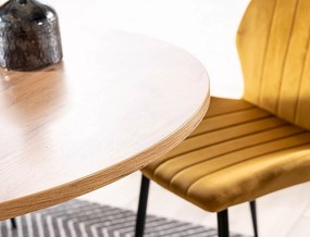 Kihúzható étkezőasztal GASTON 100(135)X100 cm, tölgy artisan dekor