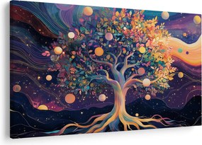 Kép – Lila fa tele energiával (90x60 cm)