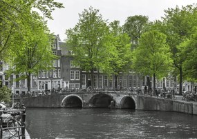 Poszter 59,4x42cm Csatorna a városon át, Assaf Frank