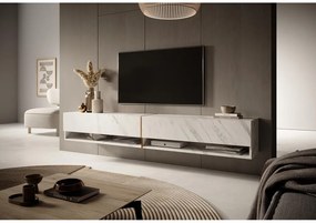 Tv szekrény/asztal Myrtha 200  (fehér márvány). 1098776