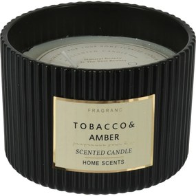 Tobacco and Amber illatgyertya üvegpohárban, 11,5 x 8 cm, 250 g
