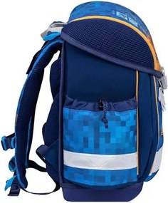 Iskolatáska, fémcsat, BELMIL Classy Bulldozer, munkagép (BL40313AG24F)