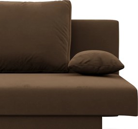Sony kanapé, szövet anyag, hab töltet, barna