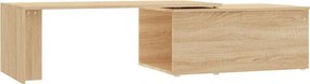 vidaXL sonoma tölgy színű szerelt fa dohányzóasztal 150 x 50 x 35 cm