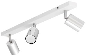 LED Spotlámpa TUNE 3xGU10/4,8W/230V matt króm/fehér