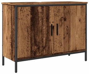 antik fa színű mosdószekrény 80 x 30 x 60 cm