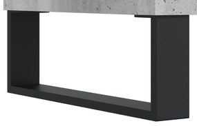 betonszürke szerelt fa dohányzóasztal 90x49x45 cm