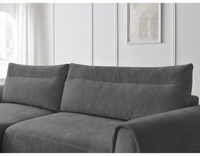 Szürke sarokkanapé Aden – Bobochic Paris