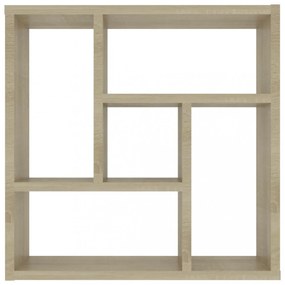 sonoma tölgy szerelt fa fali polc 45,1 x 16 x 45,1 cm