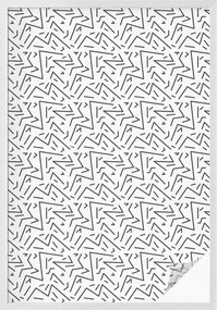 Ablaküveg fólia Adatvédelem Absztrakt cikk-cakk 100x146 cm