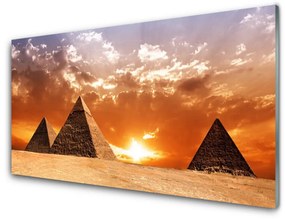 Akrilkép piramisok Architecture 100x50 cm