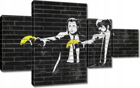 Vászonkép 130x80 Banksy Banana Fiction