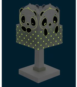 Dalber 63161H - Gyermeklámpa PANDA 1xE14/40W/230V zöld