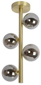 Lucide 45174/04/02 - Felületre szerelhető csillár TYCHO 4xG9/28W/230V arany