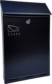 Postaláda C-4N Fekete Fényes