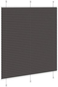 pliszírozott redőny fekete 120x150 cm szövetszélesség 119,4 cm
