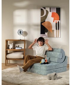 Mentazöld kordbársony gyerek fotel Flipster – Wigiwama