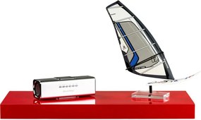 STILISTA Fali polc Volato 110 cm piros fényes