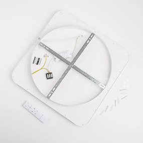 Brilagi - Dimmelhető LED mennyezeti lámpatest FALCON SLIM LED/50W/230V 50x50 cm fehér +távirányító