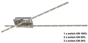 Briloner Briloner 3252-022 - LED szabályozható mennyezeti lámpa TEMPALTE 2xLED / 11W / 230V BL0727
