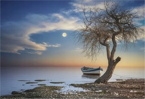 Flizelina Dekoratív Fotótapéta Hálószobába Csendes tájkép 152x104 Ragasztó