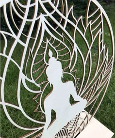 Falfestmény mandala és Buddha - SZOBA