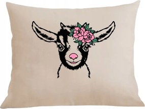 Párna+párnahuzat nyomott mintás Aranyos kis bárány