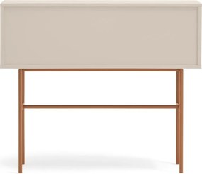 Téglavörös-bézs konzolasztal 35x110 cm Nube – Teulat