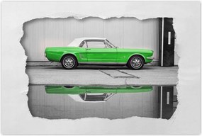 Poszter 60x40 Zöld Ford Mustang Usa