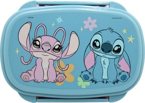 Disney Lilo és Stitch, a csillagkutya Alien 626 szendvicsdoboz + evőeszköz szett