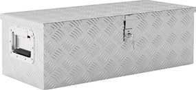 HOMCOM 76 x 33 x 25 cm-es Eszköztároló Doboz - Alumínium Szállító Doboz | Aosom