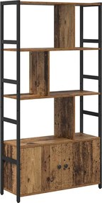 vidaXL Könyvespolc Régi fa 80 x 30 x 155,5 cm Faanyag