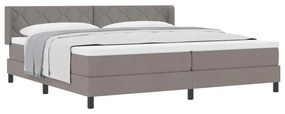 Boxspring ágy matraccal matracmal Tópszínű 200 x 200 cm