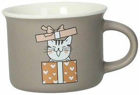 Porcelán bögre szett 4 db-os 150 ml Cani e Gatti – Brandani