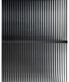 Fekete acél tálalószekrény 70x143x41 cm Trixie – Kave Home